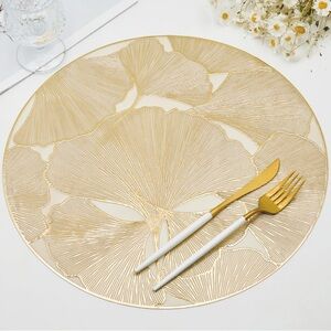 Elegant Gold Placemats for Dining